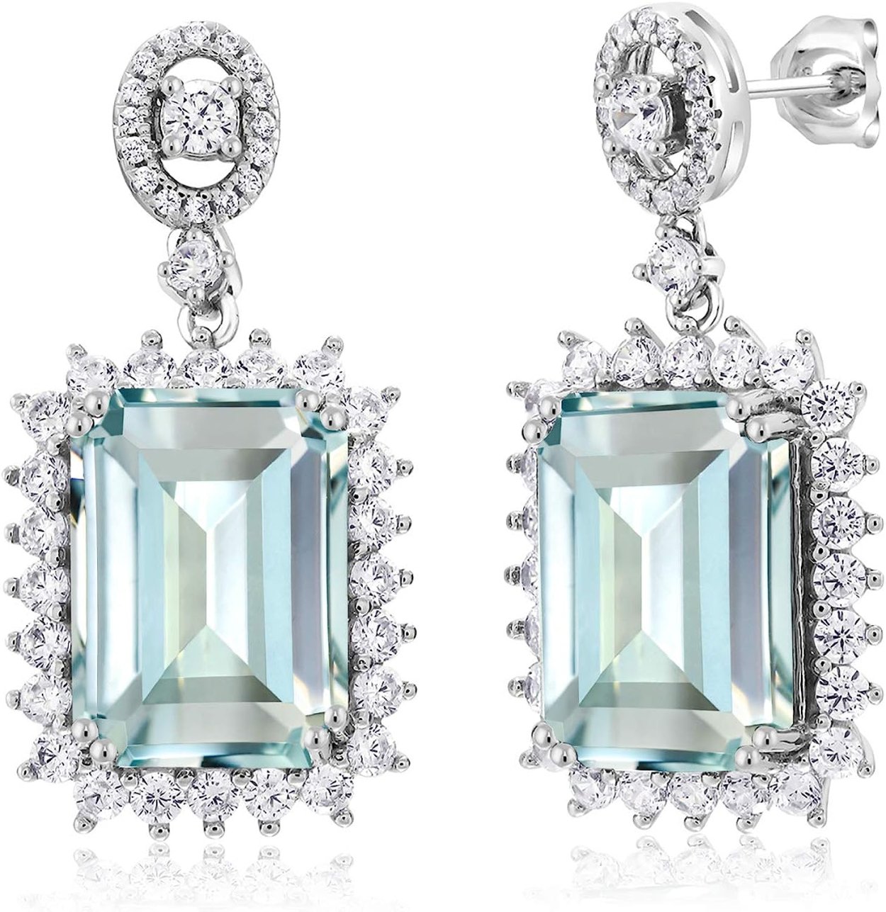 Серьги Aquamarine 040063-s-a