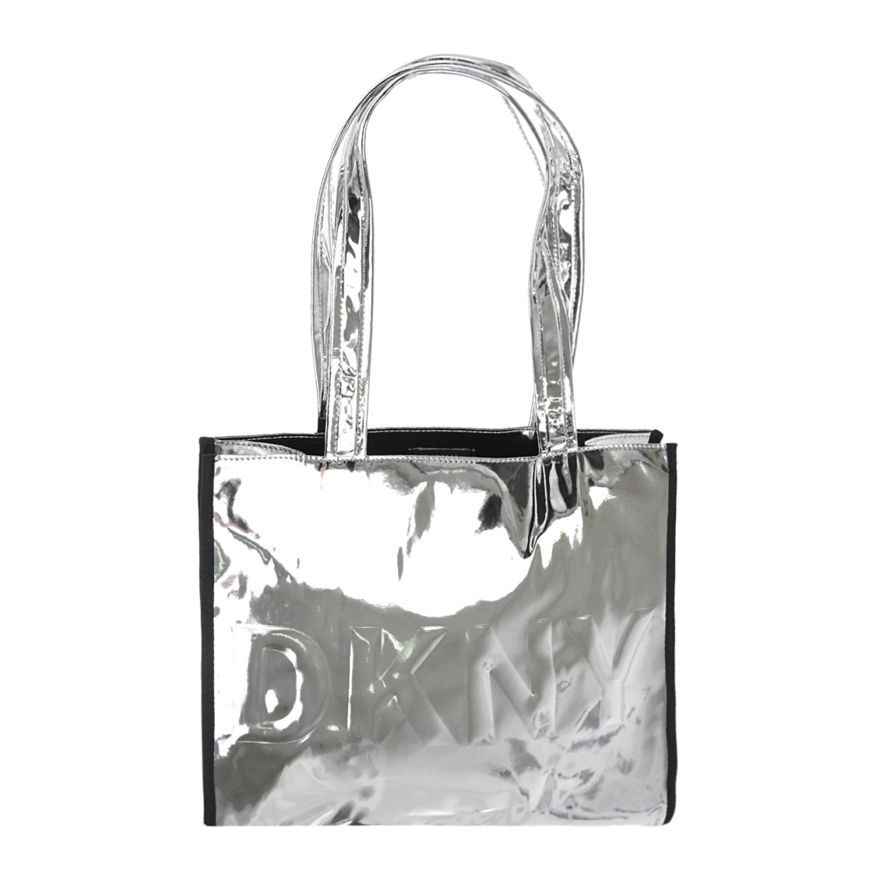 Сумки DKNY серебряного цвета