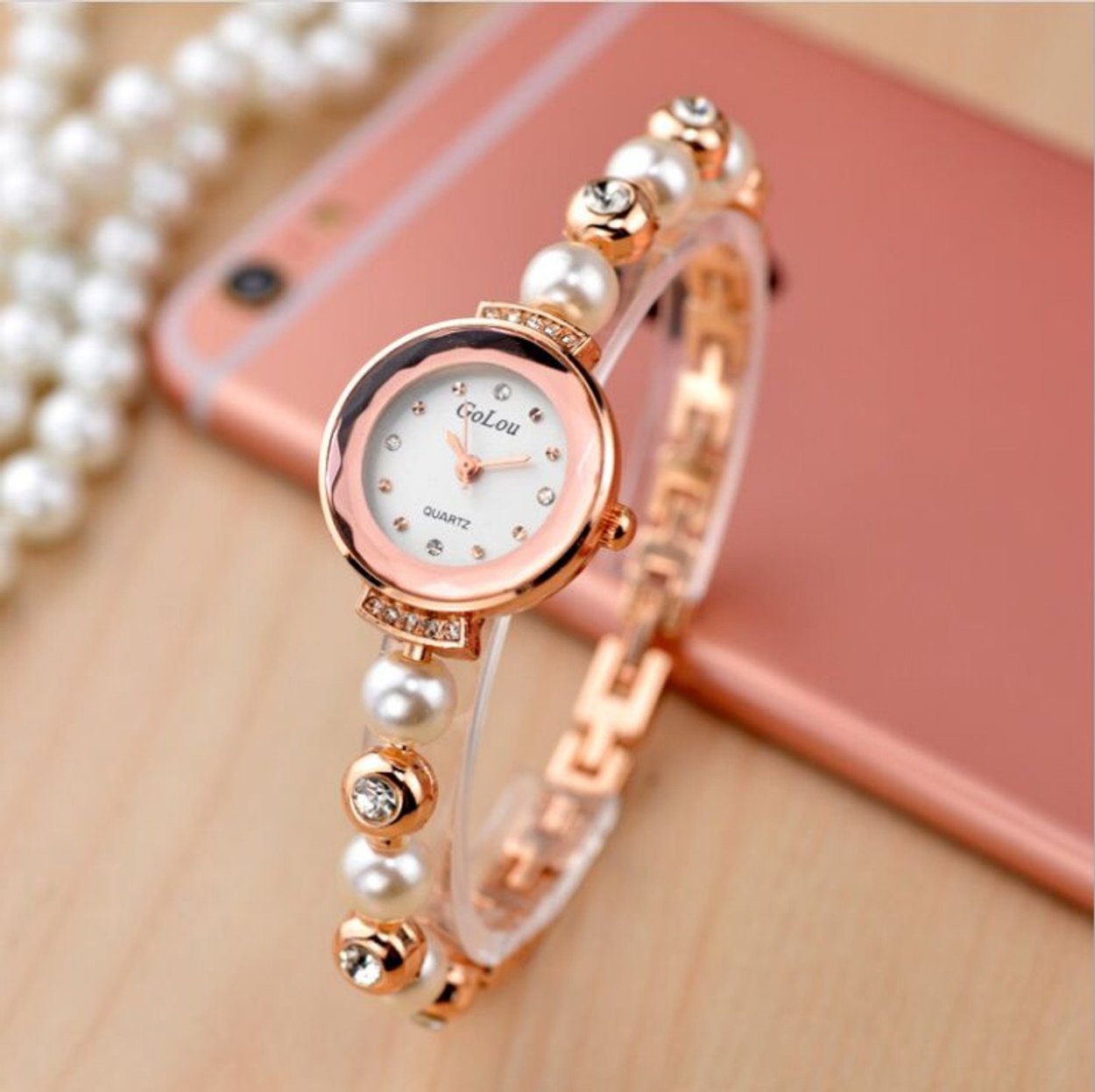 Часы Quartz Pearl