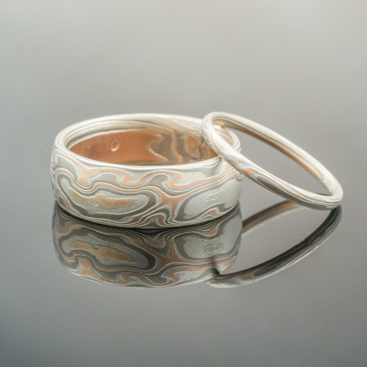 Mokume gane Ring