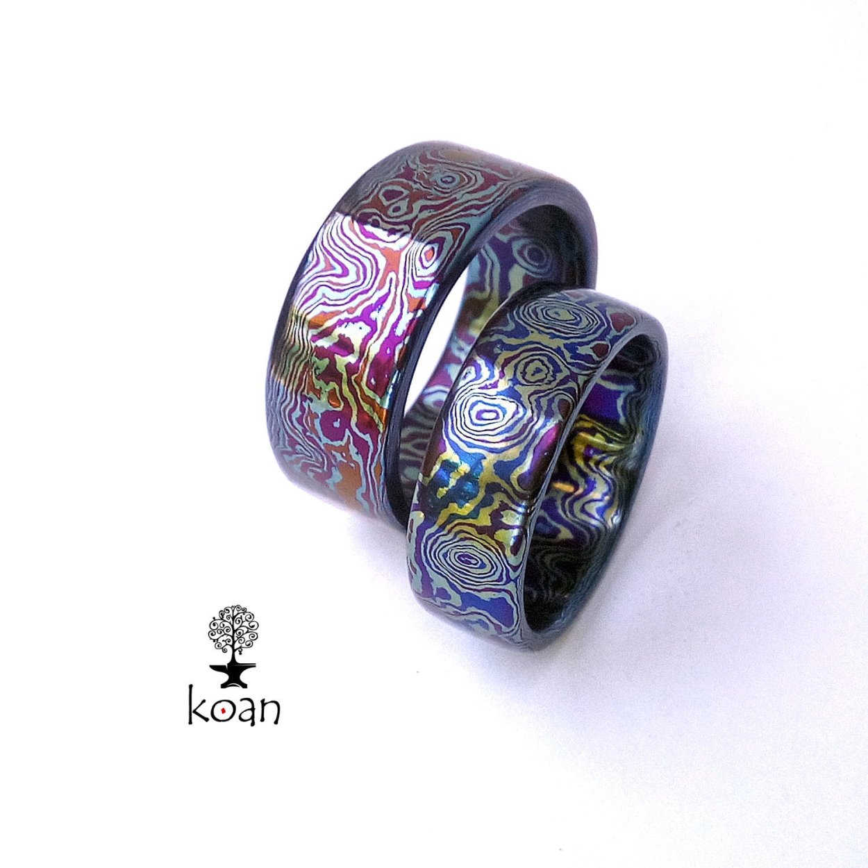 Mokume gane Ring