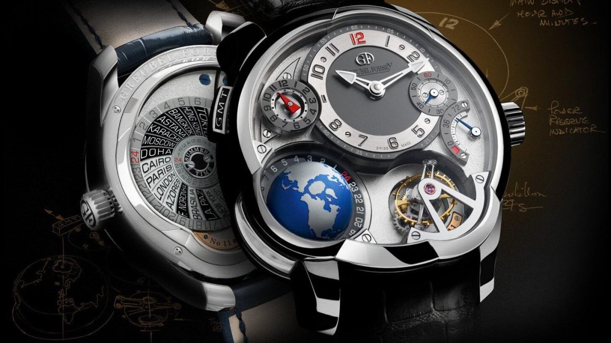 Мужские часы Greubel Forsey GMT off-56