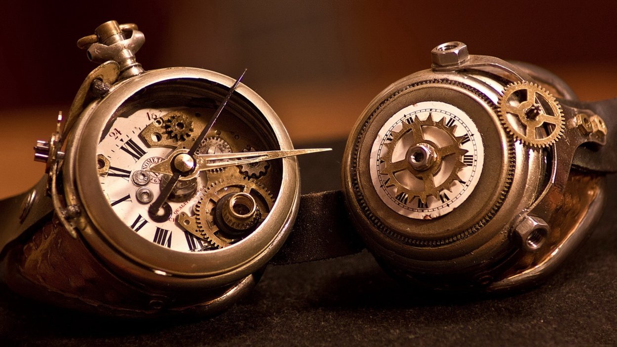 Часовой механизм Steampunk