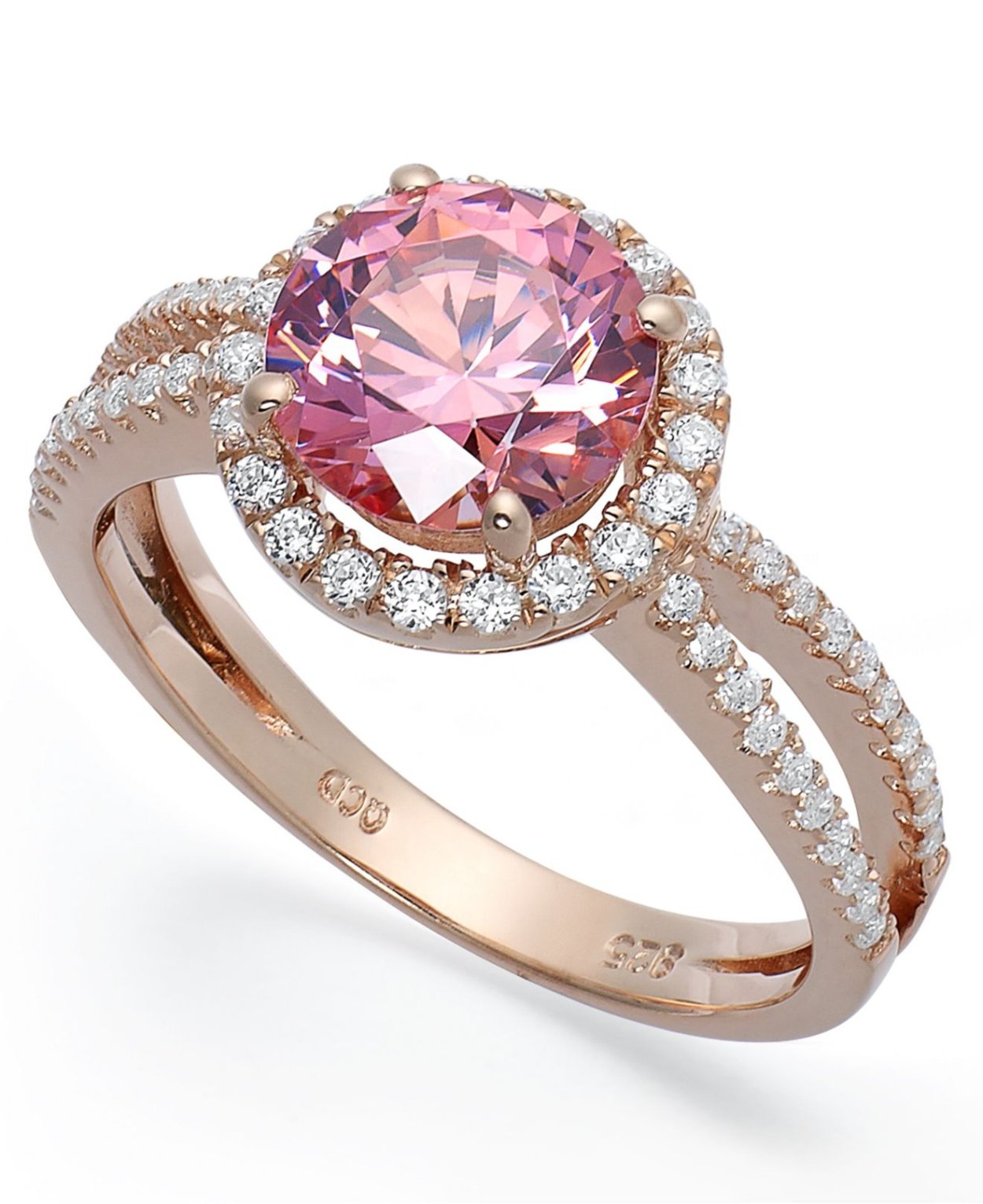 Rose Gold Cubic Zirconia Ring