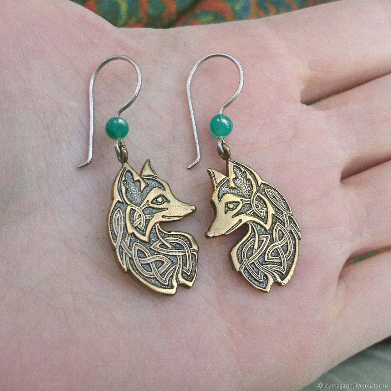 Серьги лисички Соколов 94023557