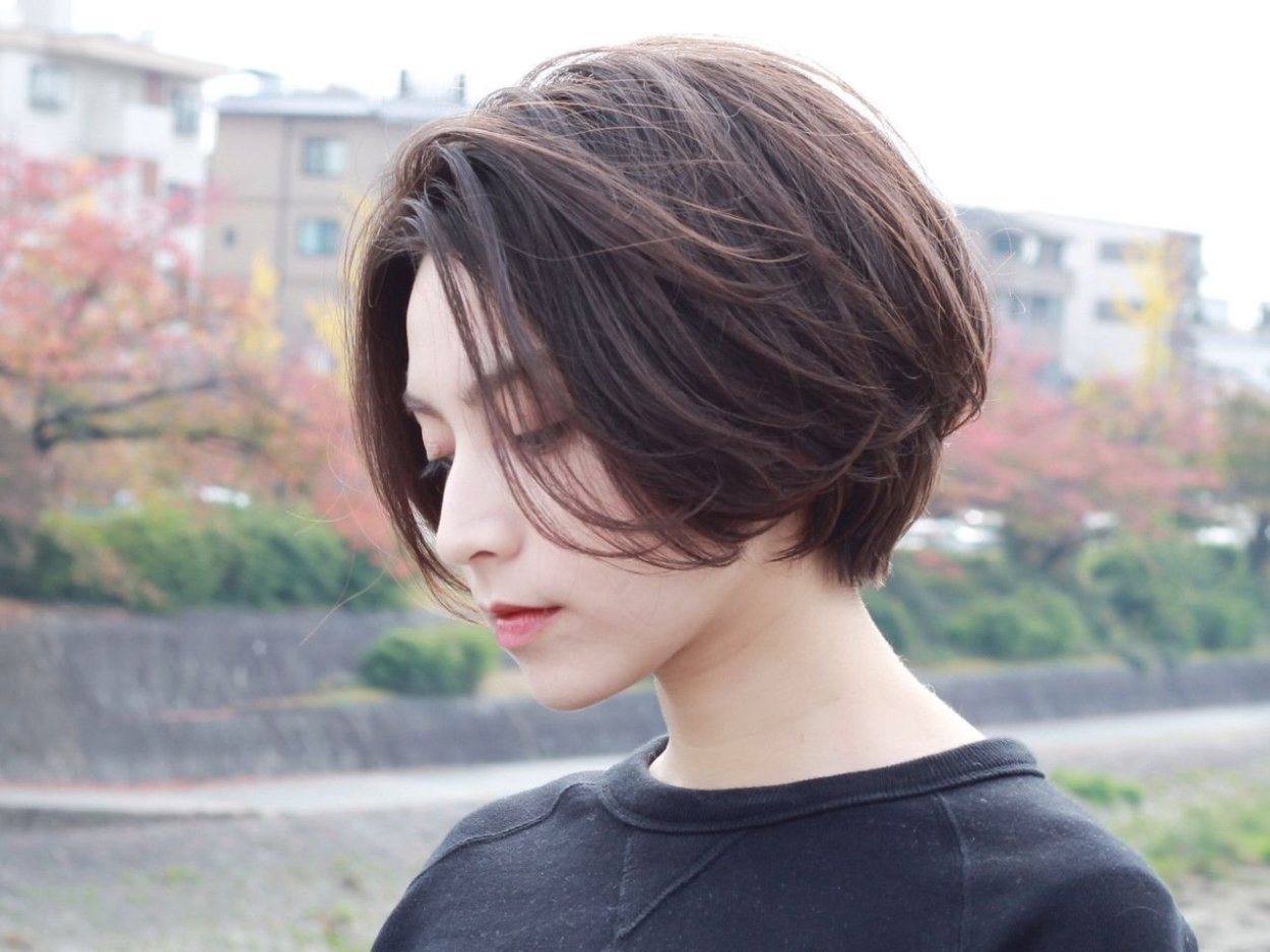 Pixie Bob стрижка Корея Томбой