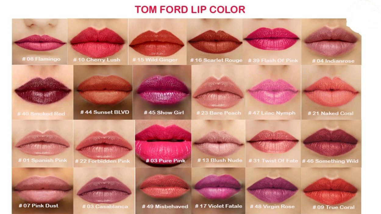 Tom Ford Lip Color Matte палитра