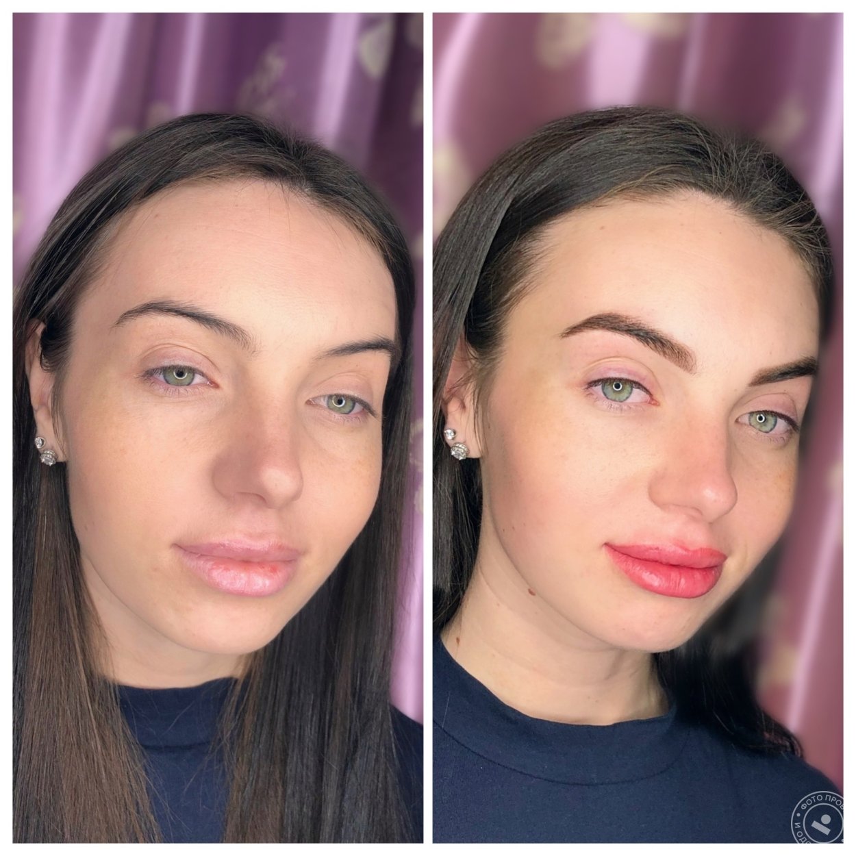 Девушки с татуажем губ