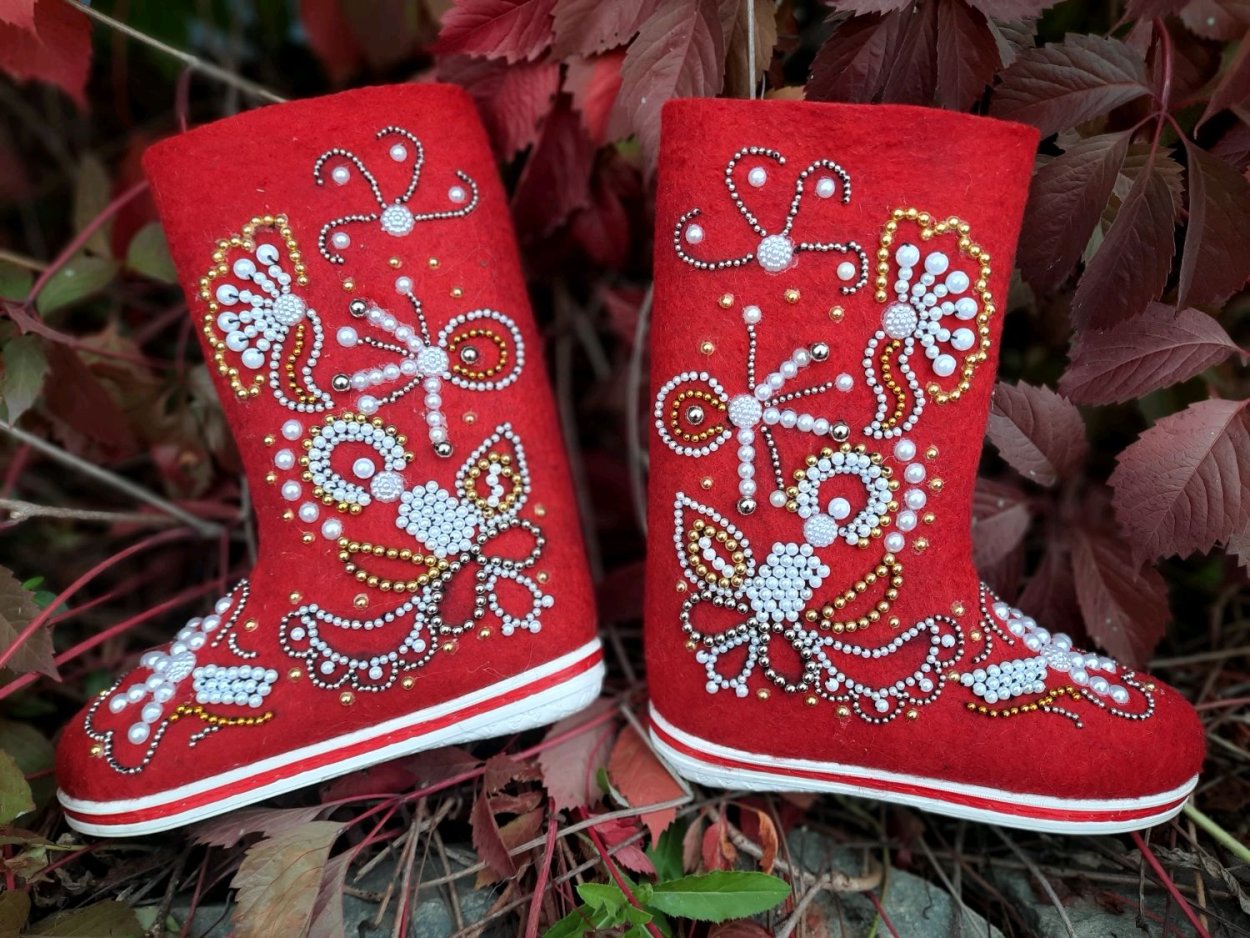 Валенки женские красивые