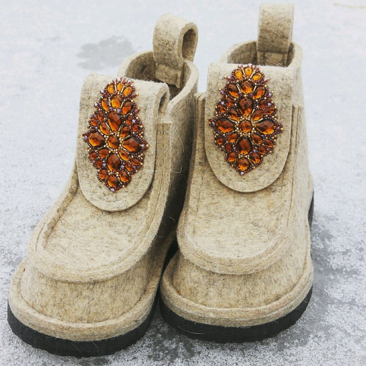 Валенки на подошве
