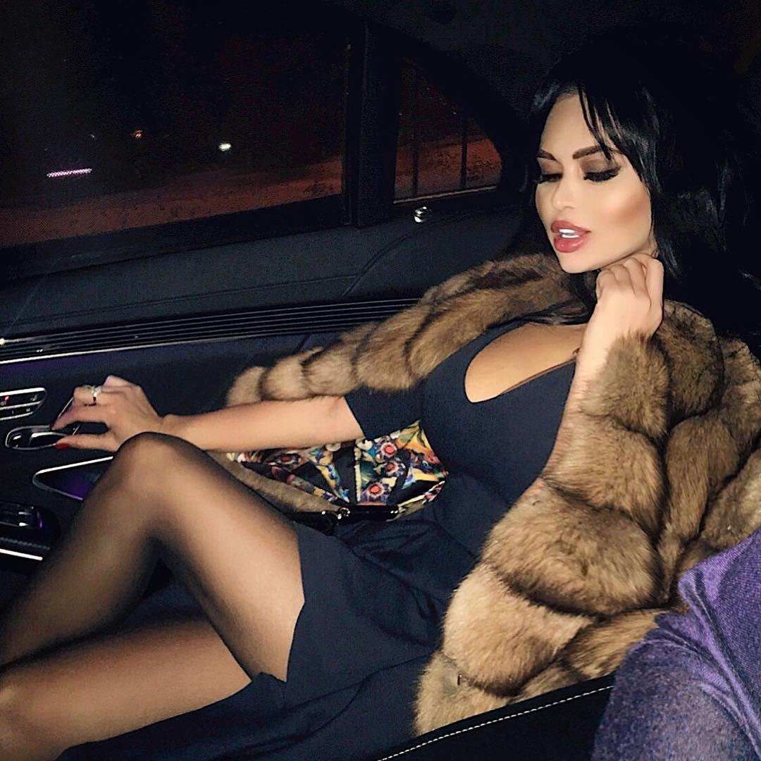 Nita Kuzmina в шубе