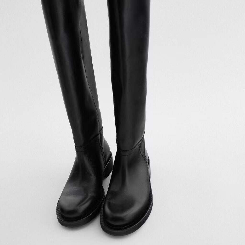Сапоги Zara черные