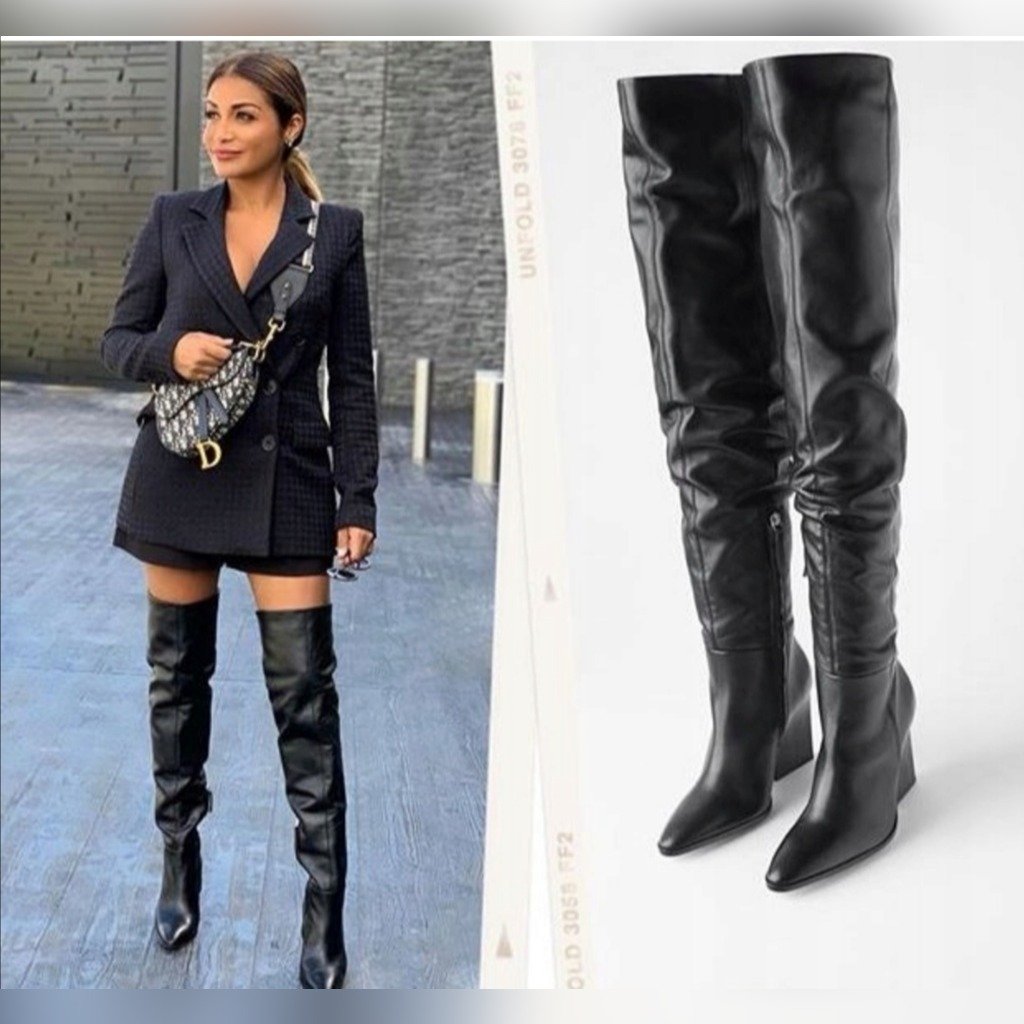 Ботфорты казаки Zara