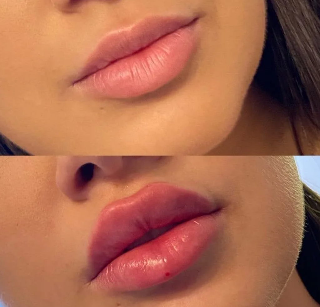 Красиво сделанные губы