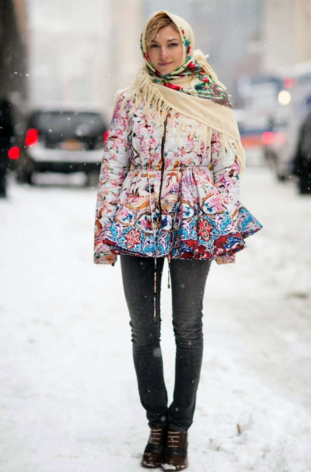 Платок Павлопосадский Street Style