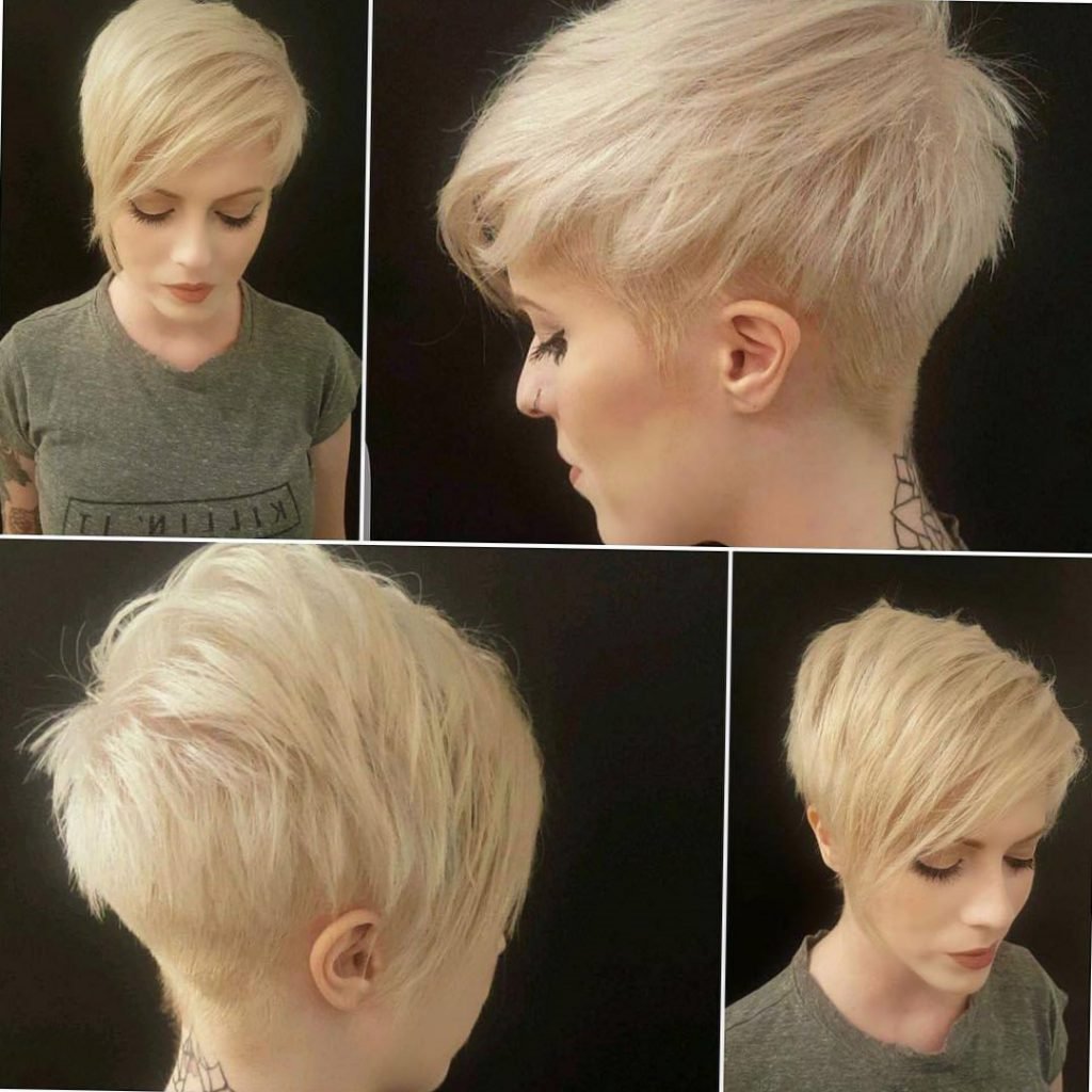 Короткие стрижки Пикси асимметрия