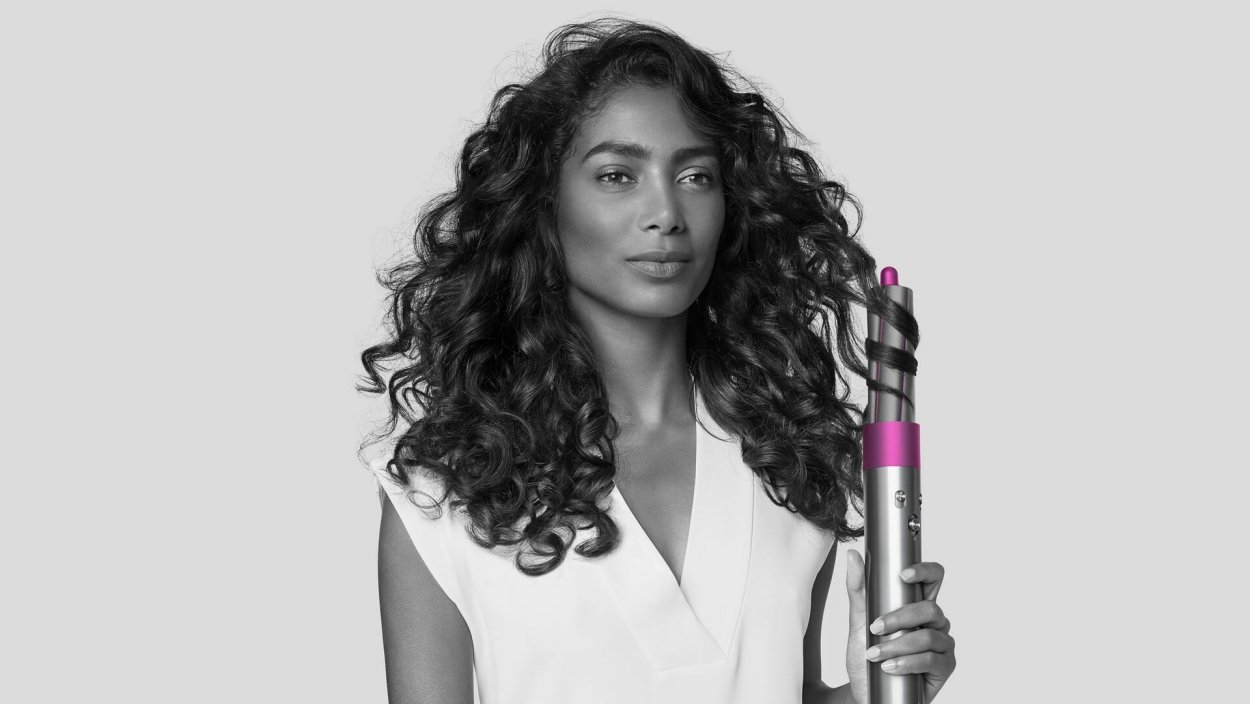 Стайлер Dyson Airwrap complete long hs01 Nickel/Fuchsia