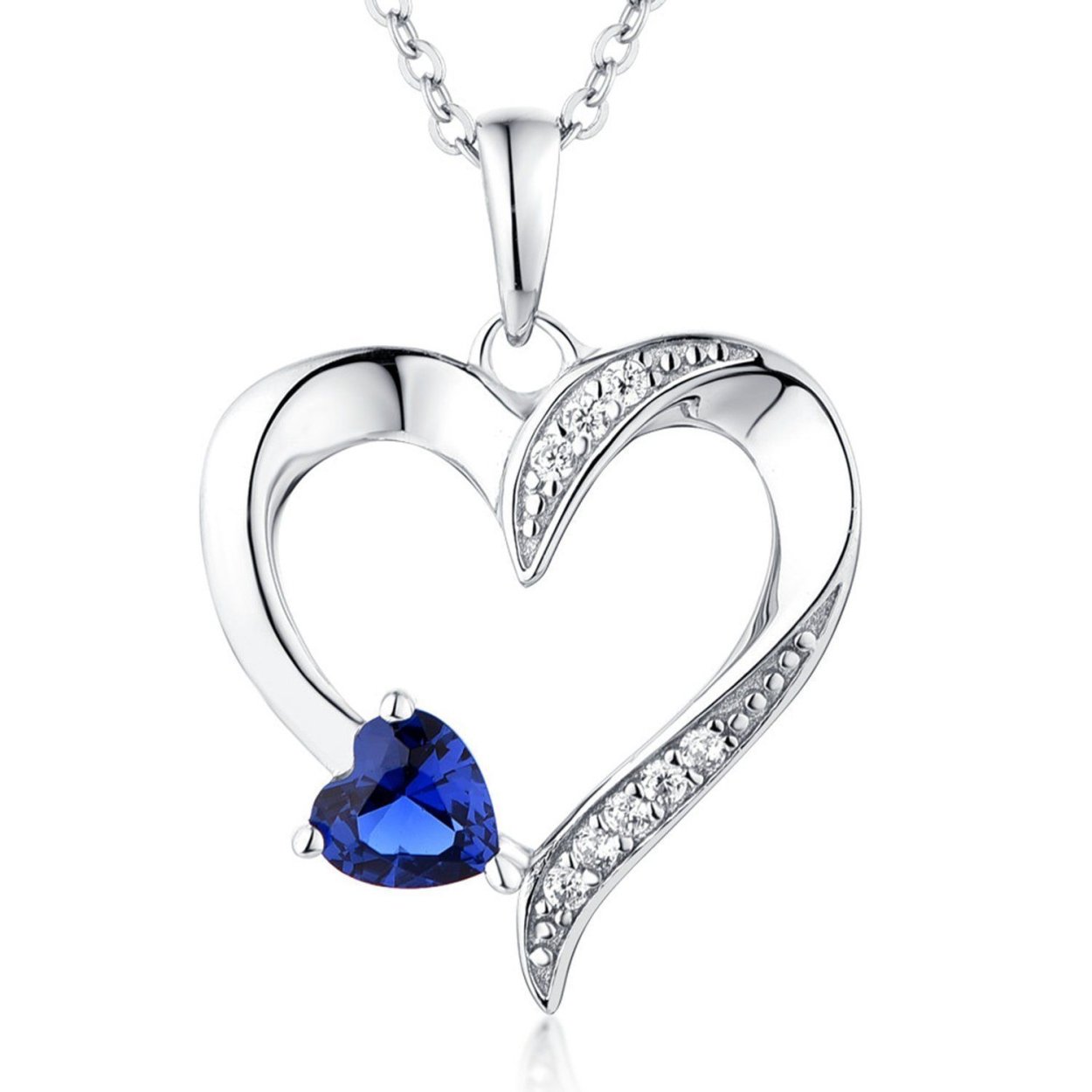 Magic Jewellery колье женское серебро с сердцем