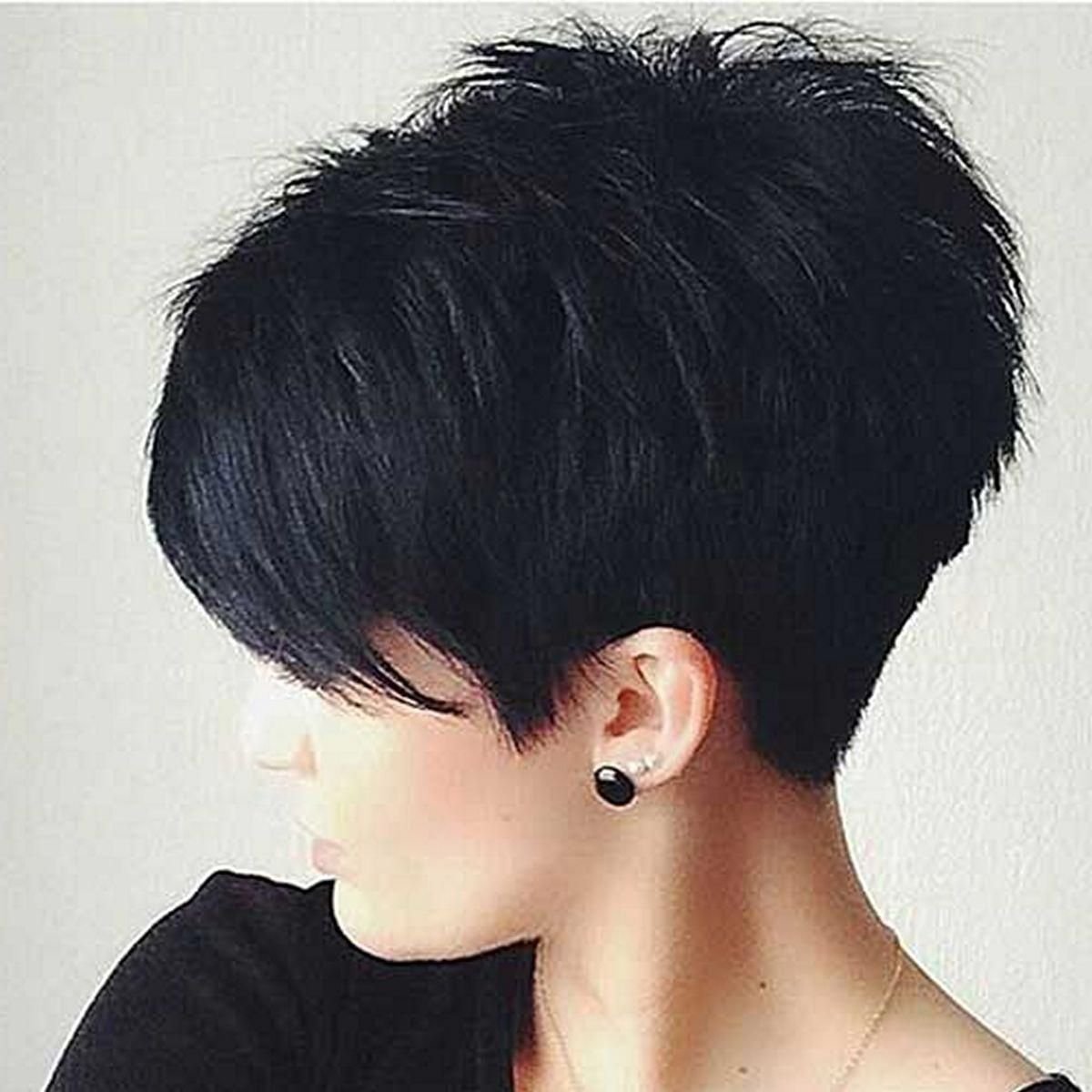 Стрижки с коротким затылком