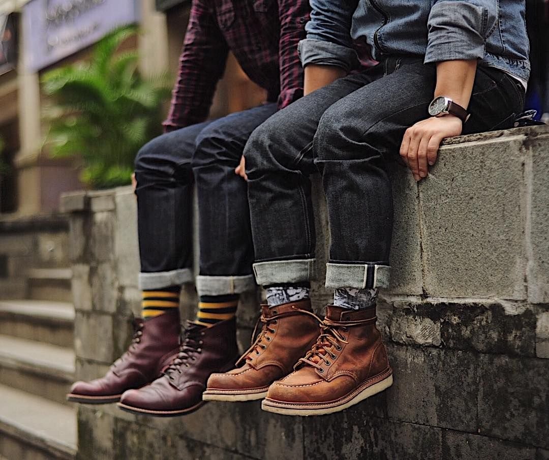 Ботинки Red Wing под джинсы