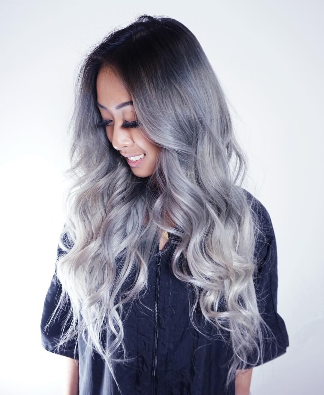 Grey Ombre hair