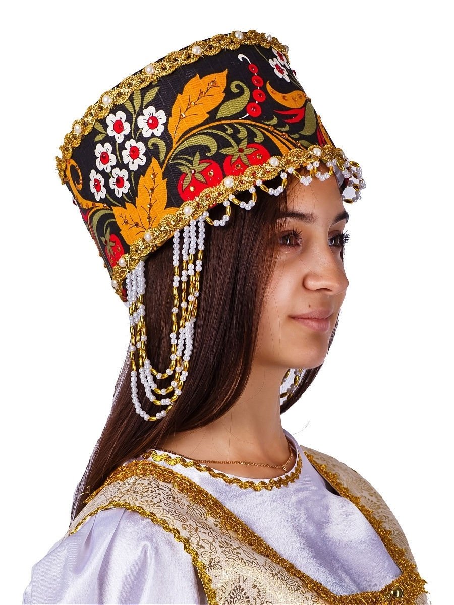 Головной убор Хохлома