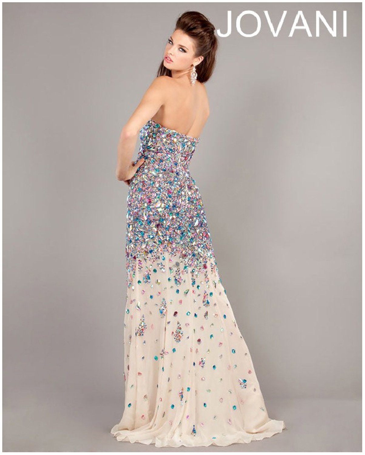 Jovani 7757 Silver