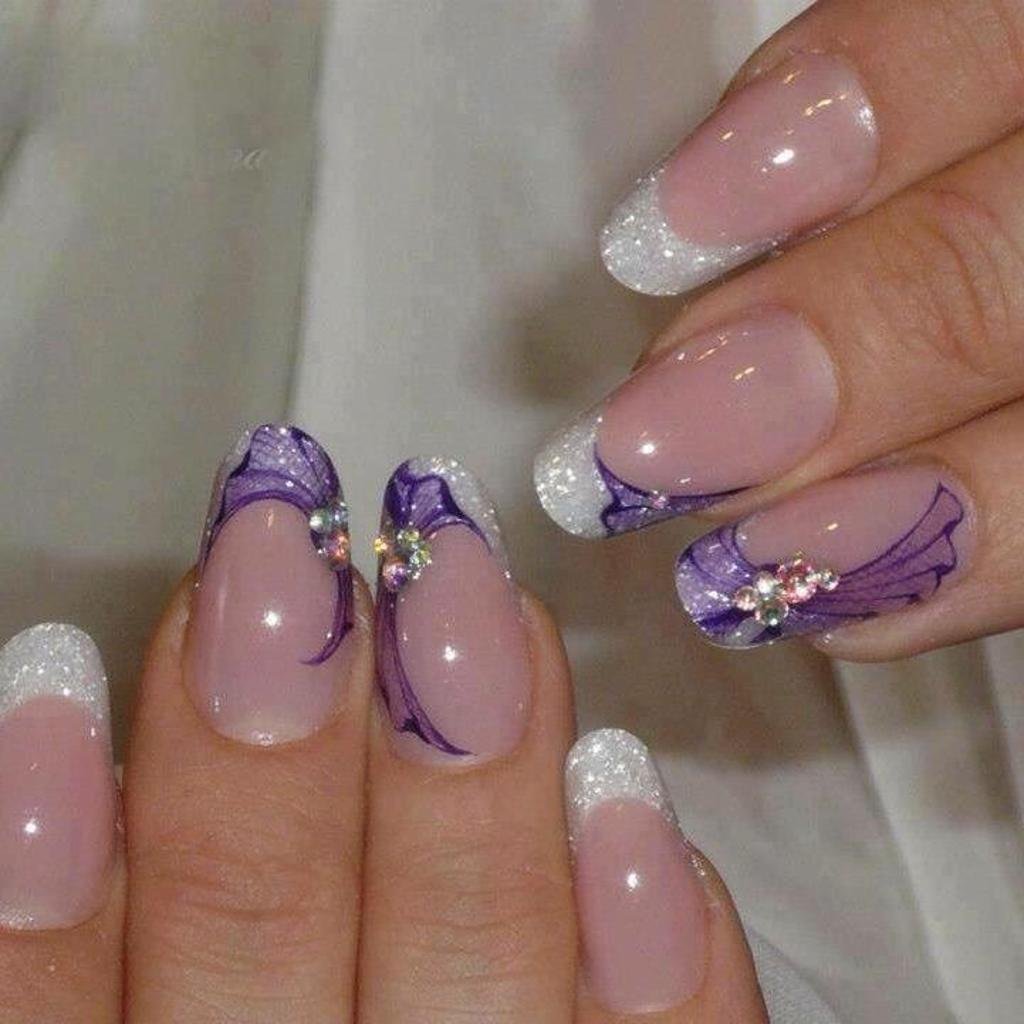 Фиолетовый френч