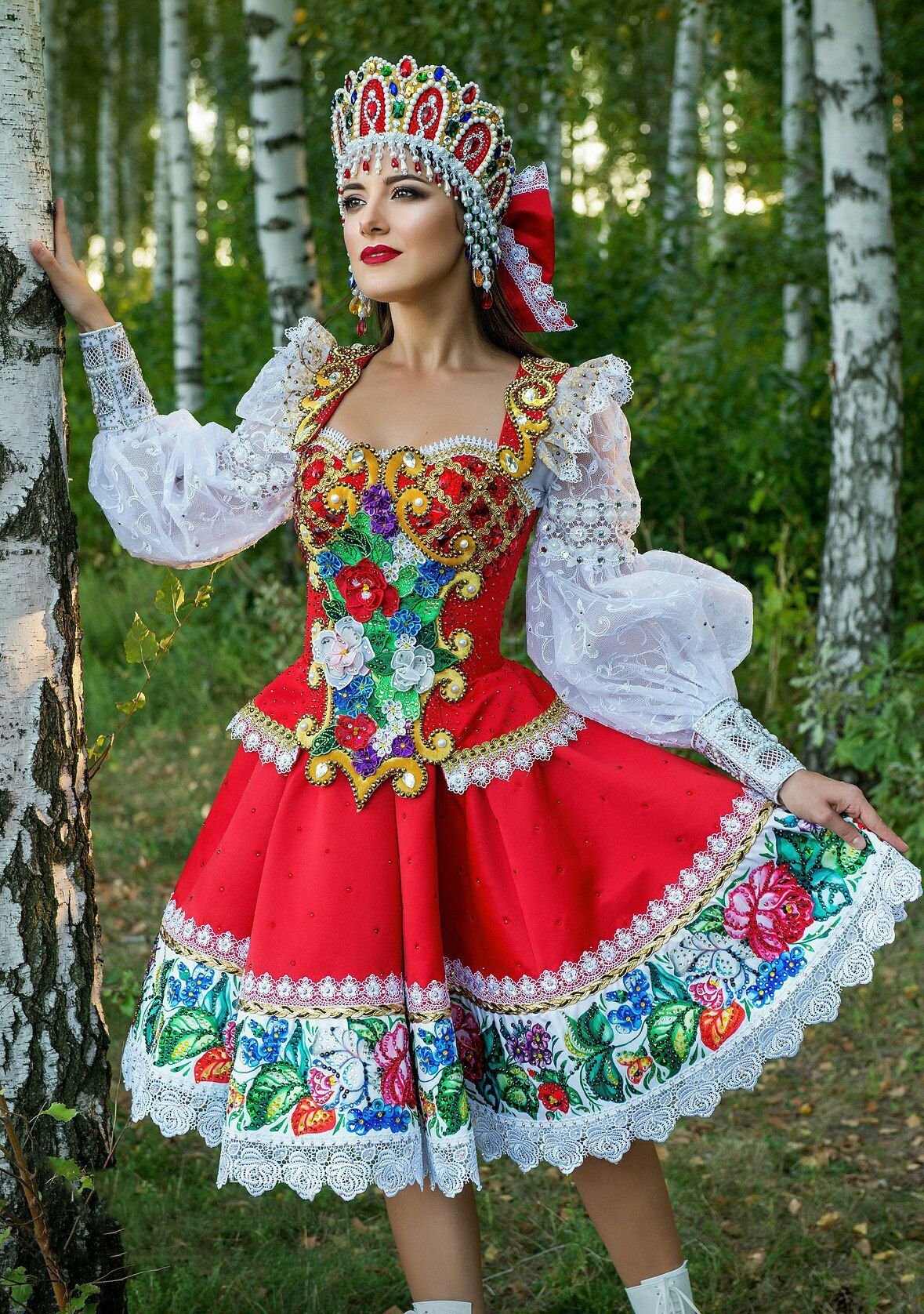 Стилизованный русский костюм