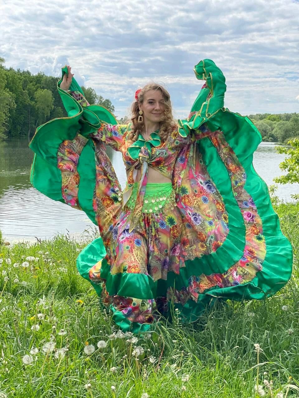 Купить Цыганский костюм Деви денс