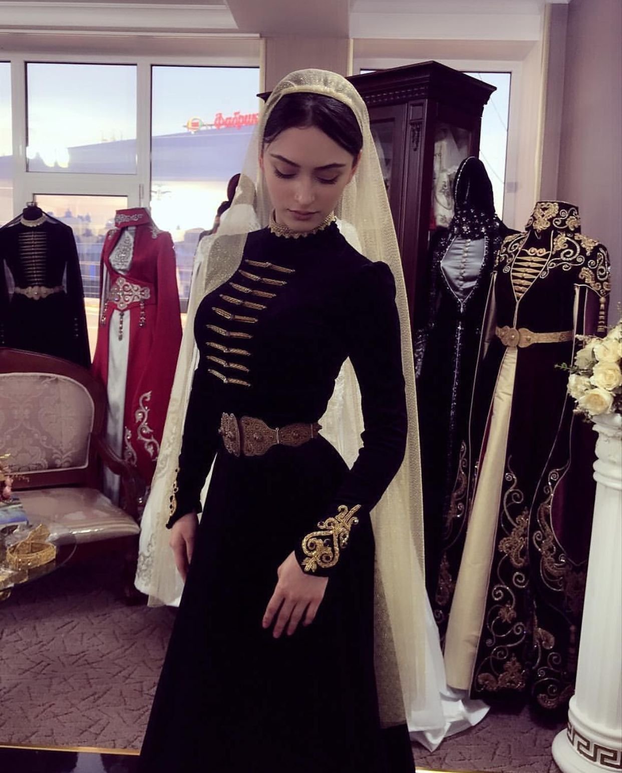 Чеченское национальное платье