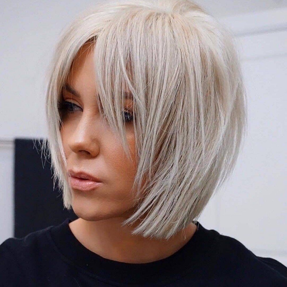 Рваное каре без укладки