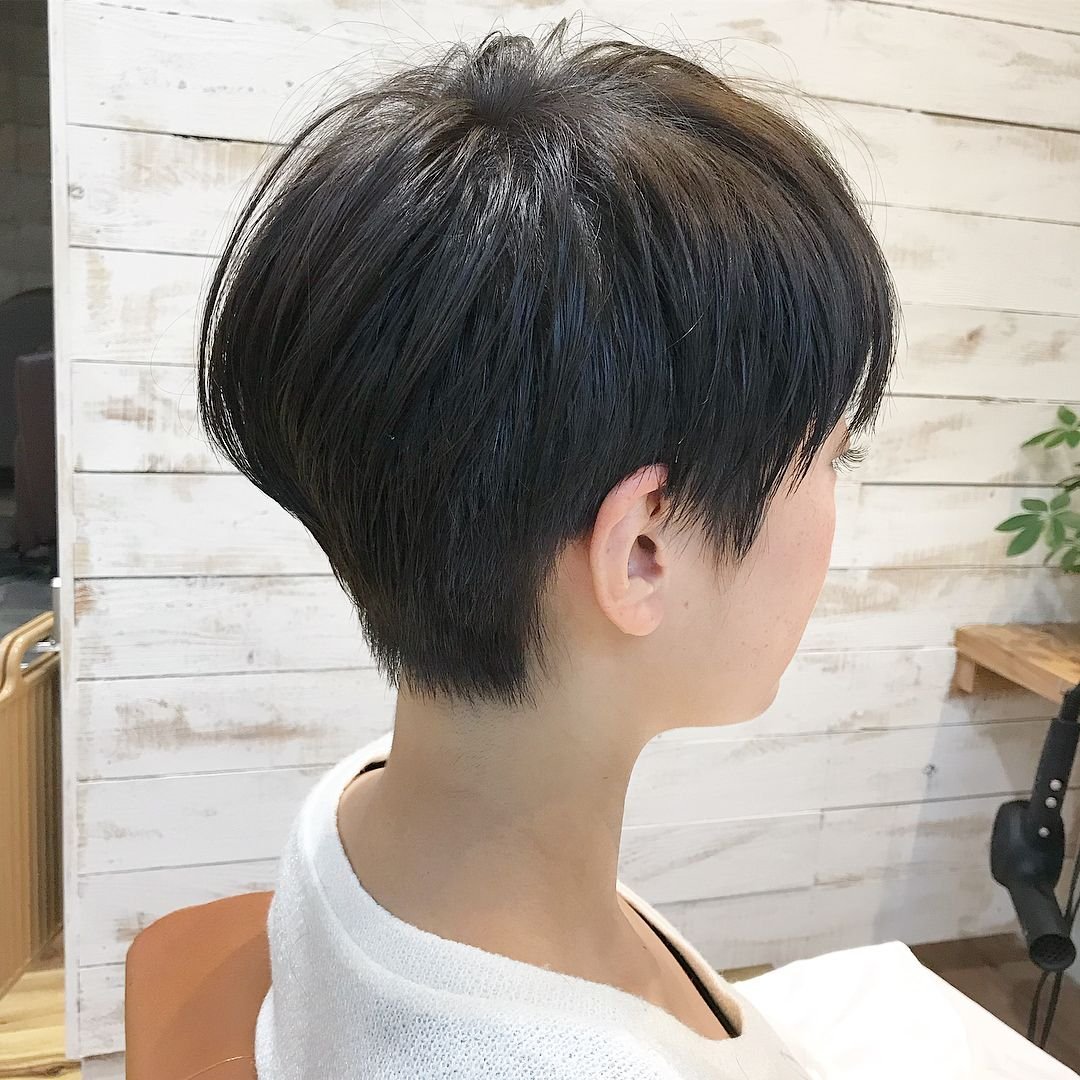Pixie Bob стрижка сзади Корея