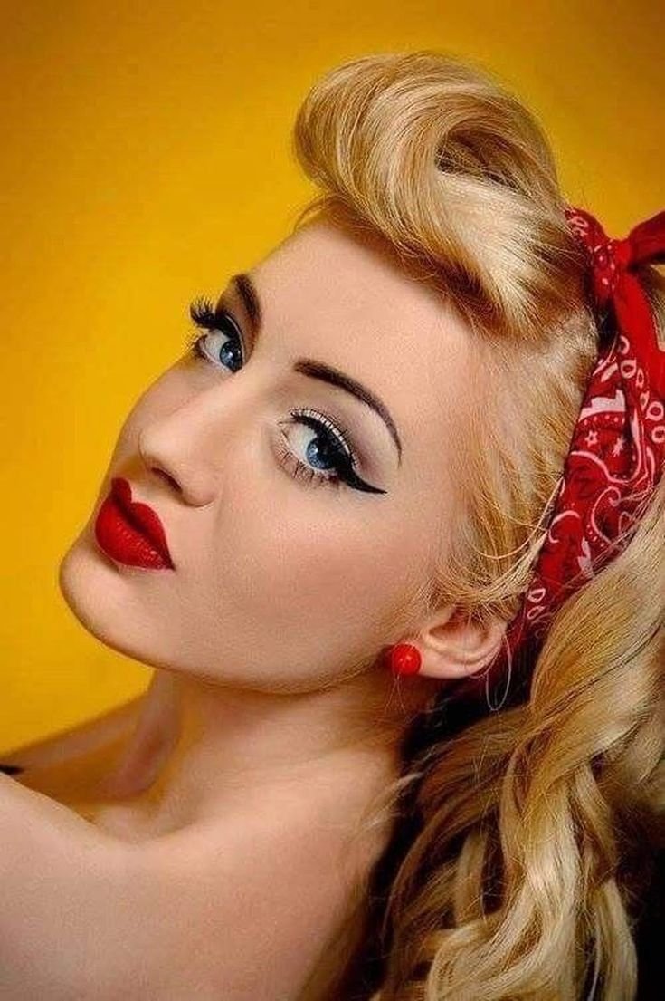 Прически в стиле пин ап