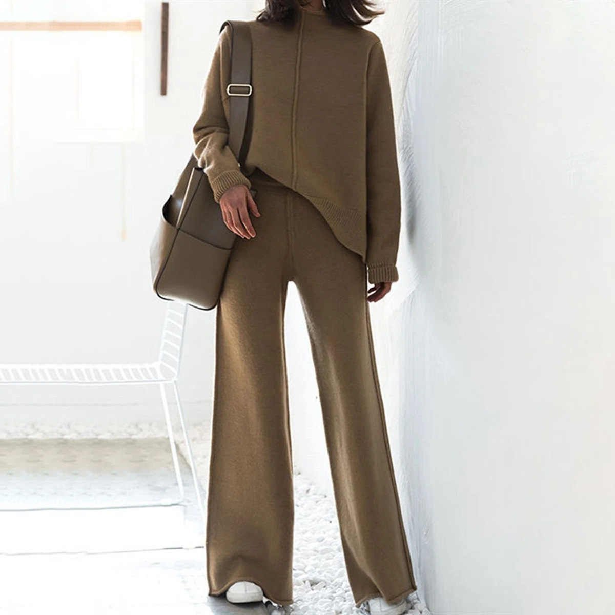 Zara белый брючный костюм