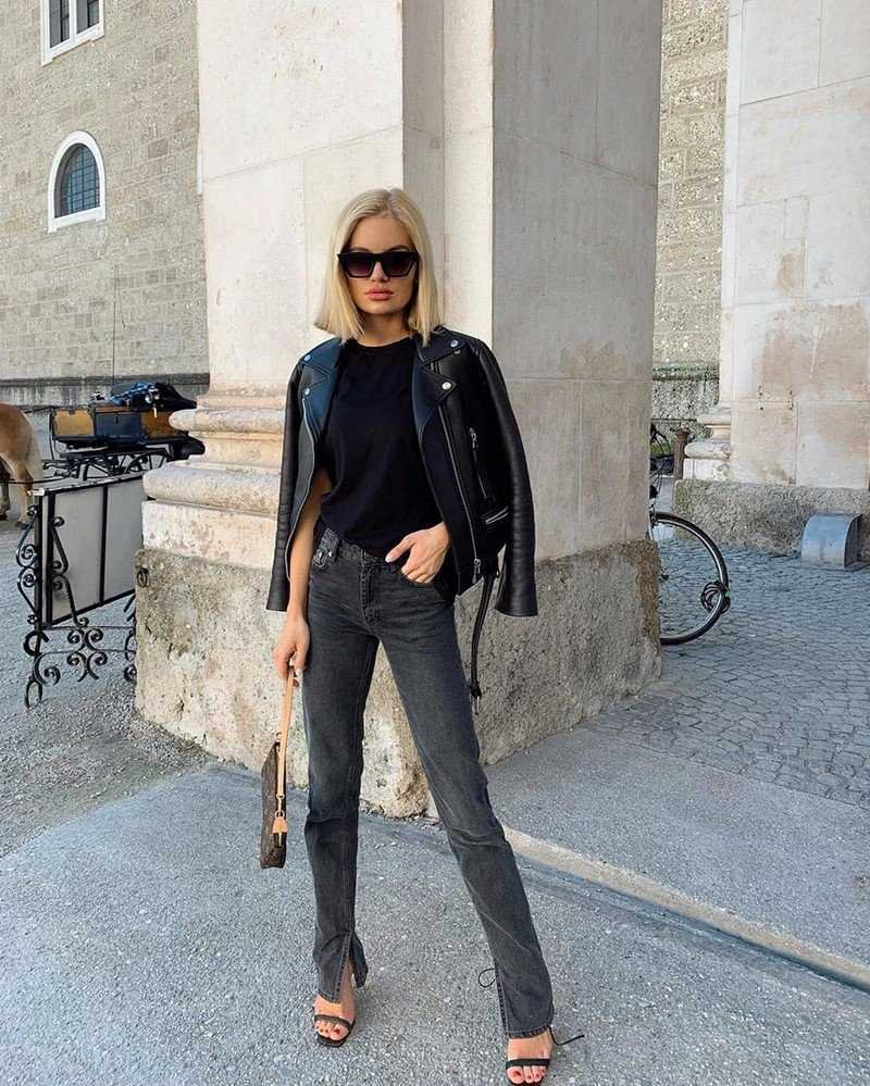 Джинсы Zara с разрезами