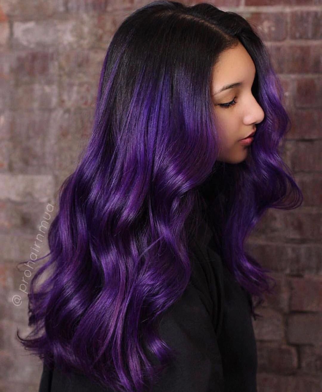 Plum Black hair girl