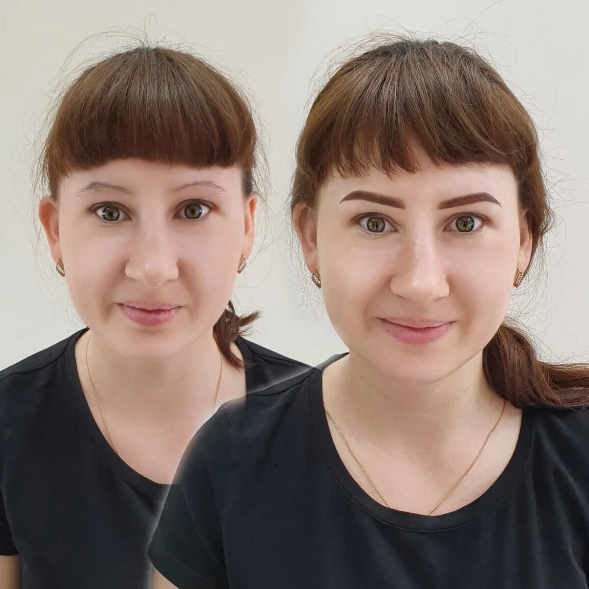 Катерина Тришина брови