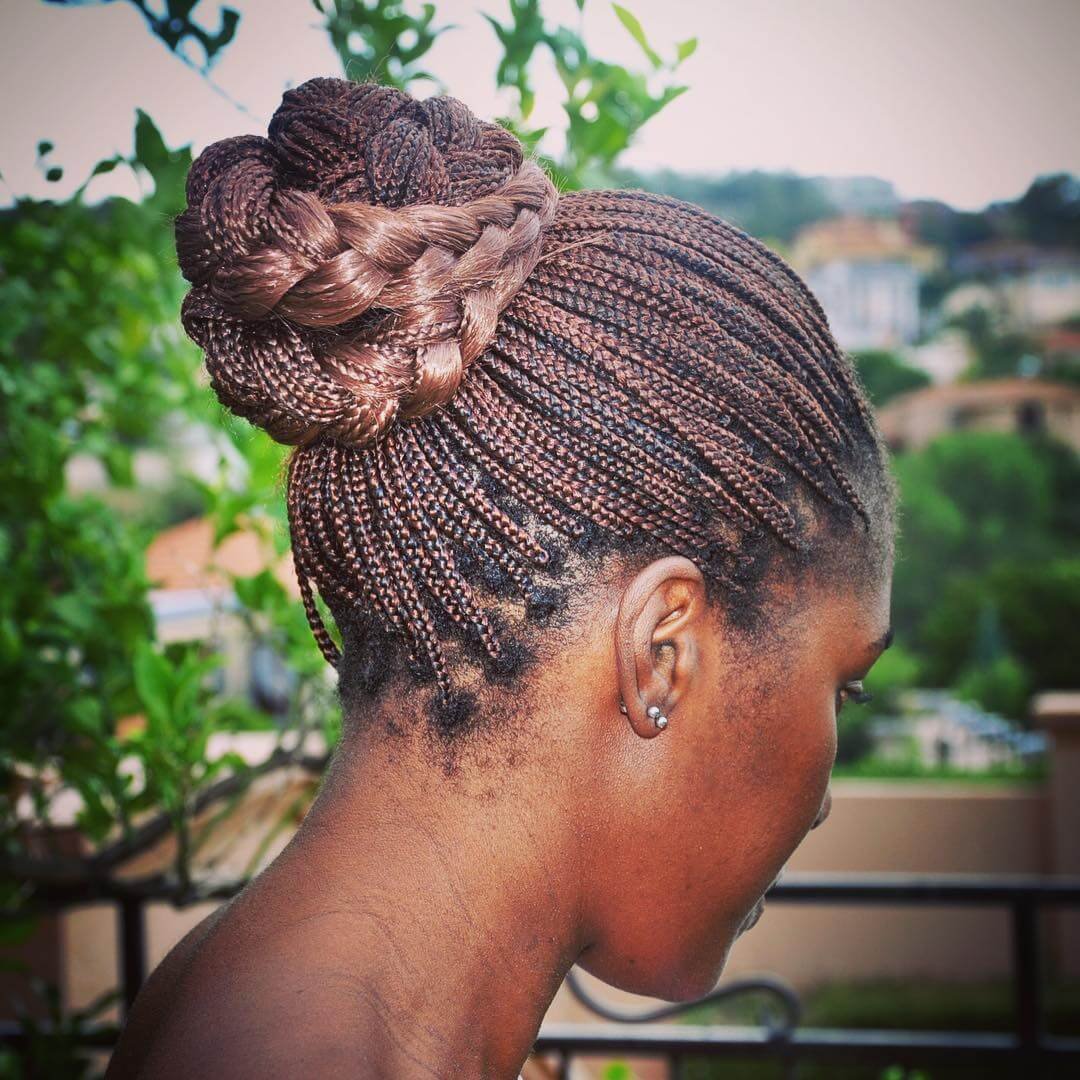 Box Braids затылок