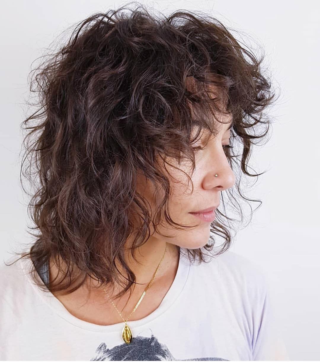 Curly Bob модель