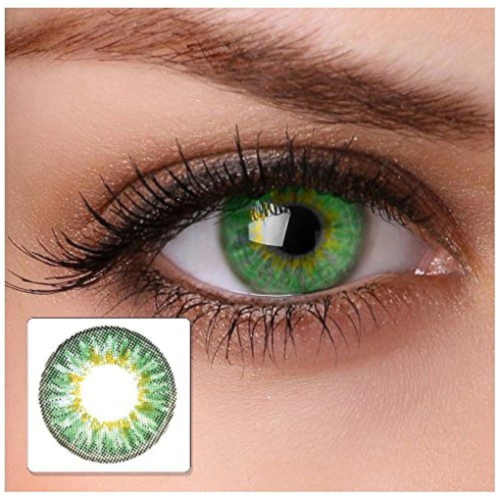 Clear Color Green контактные линзы