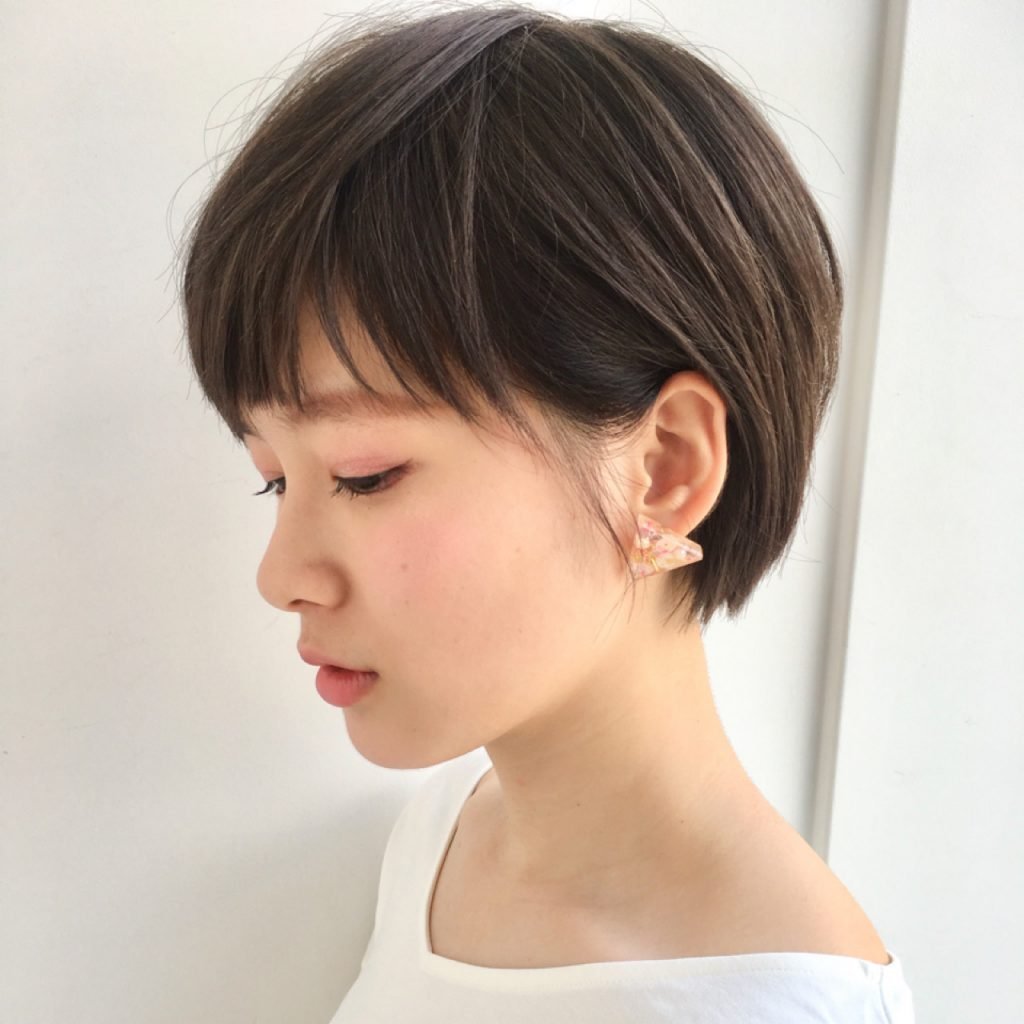 Haircut korean short стрижка