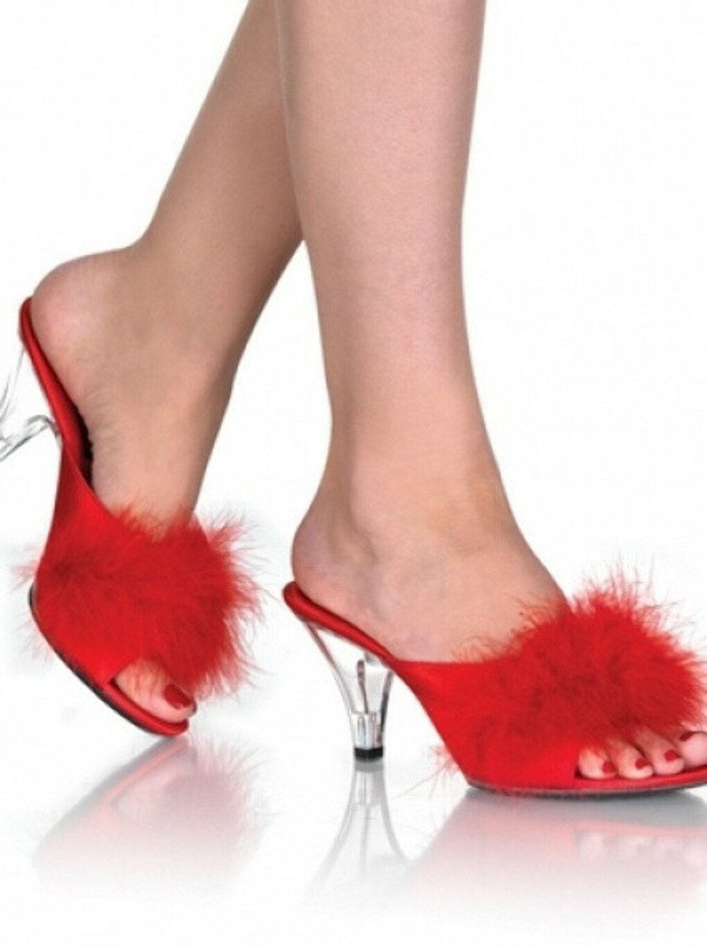 Туфли Pleaser с пушком