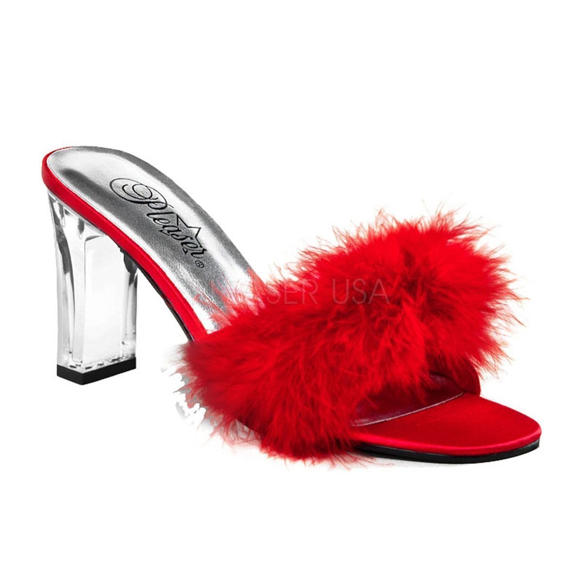 Туфли Pleaser с пушком