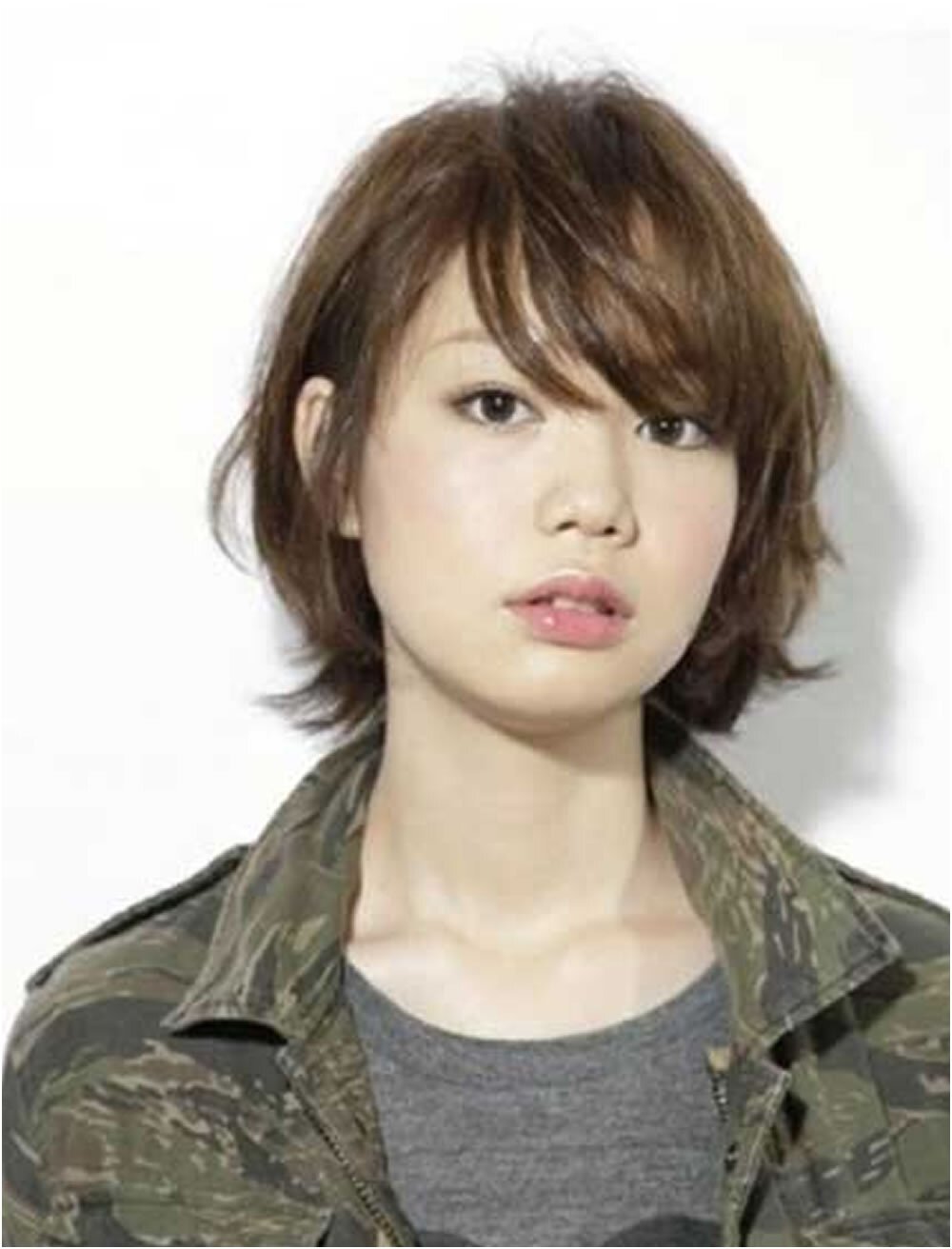 Haircut korean short средние волосы
