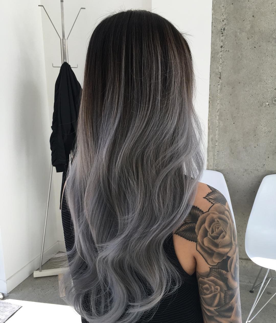 Grey Ombre hair