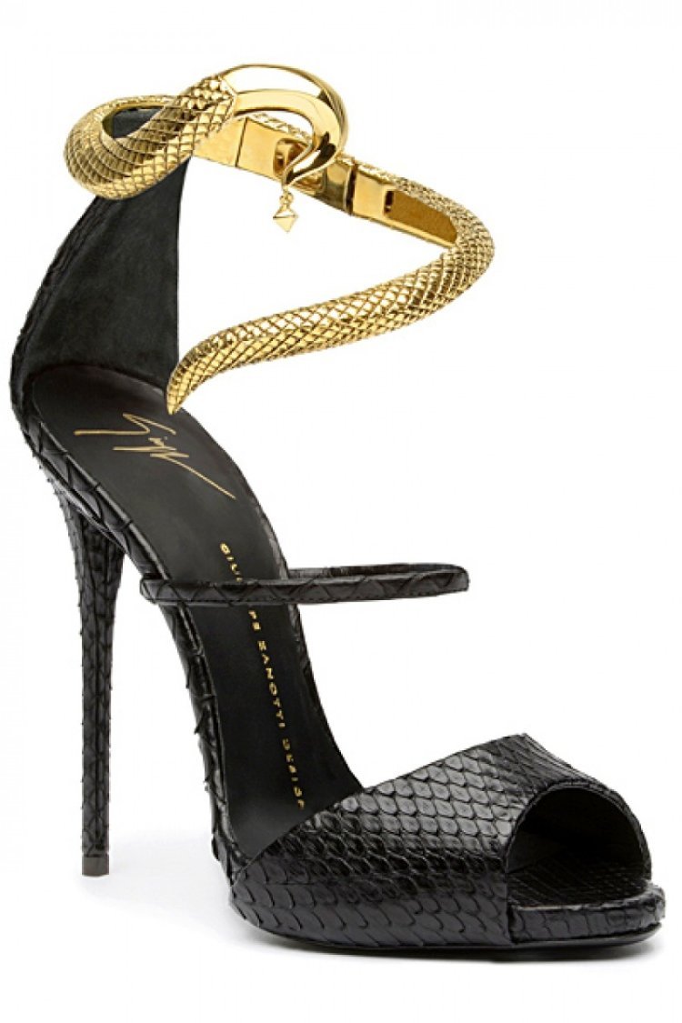 Giuseppe Zanotti змеиные туфли