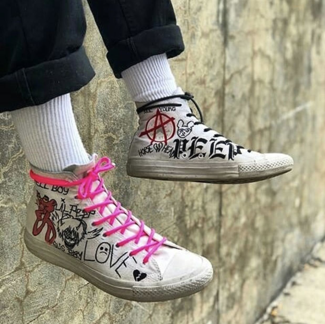 Converse кеды Lil Peep