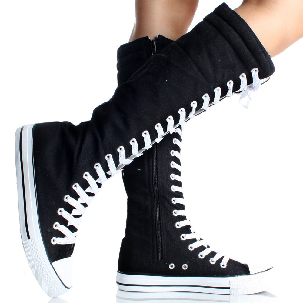 Converse Knee High Boots черные