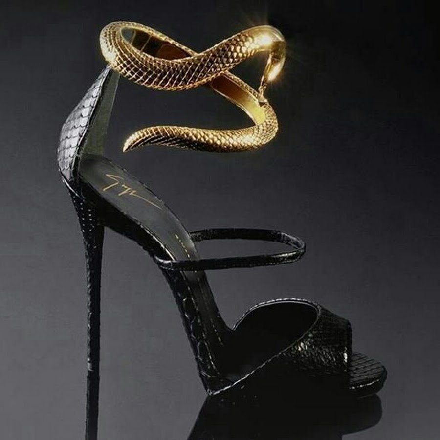 Giuseppe Zanotti Snake Heels туфли